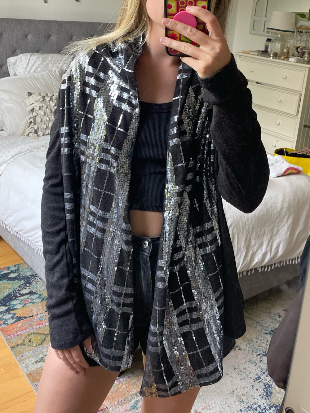 Sequin Evening Cardigan